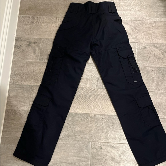 Navy blue utility style cargo pants. - Picture 6 of 8